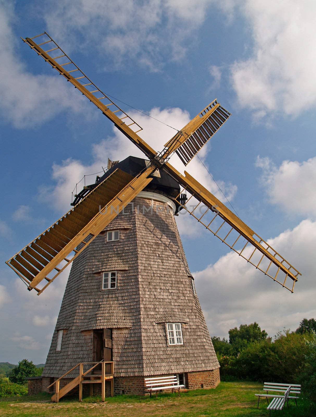 A windmill in Usedom, Germany
