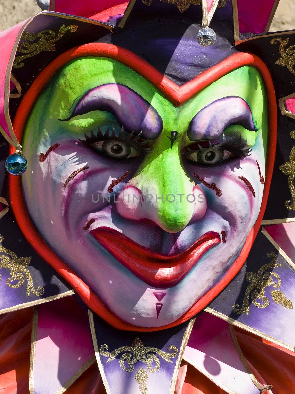 Detail from a float at the International Carnival of Malta 2009  