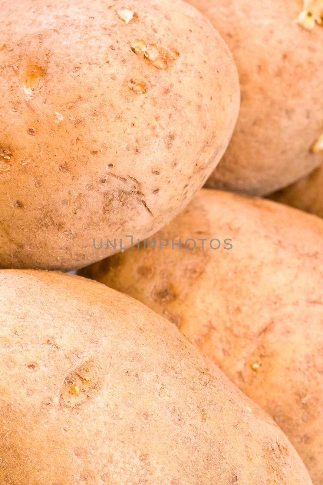 close up of potatoes ready to be cooked up and mashed