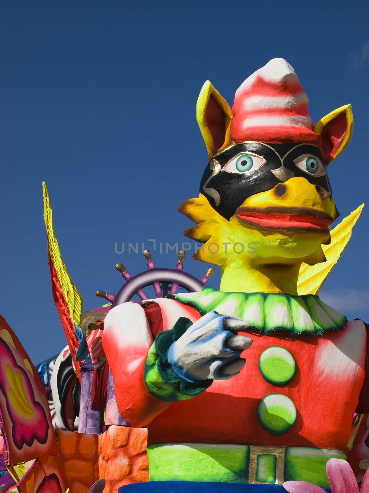 Detail from a float at the International Carnival of Malta 2009  