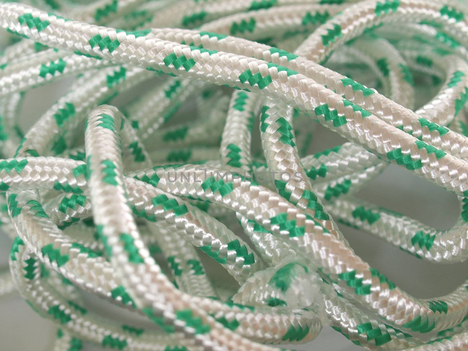 Detail of a tangled rope