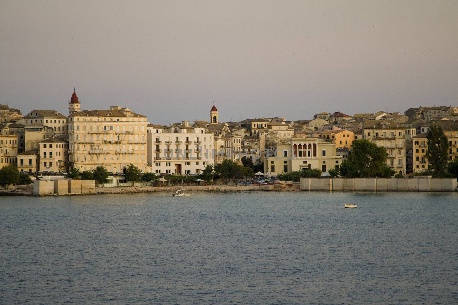 Corfu Island In The Evening