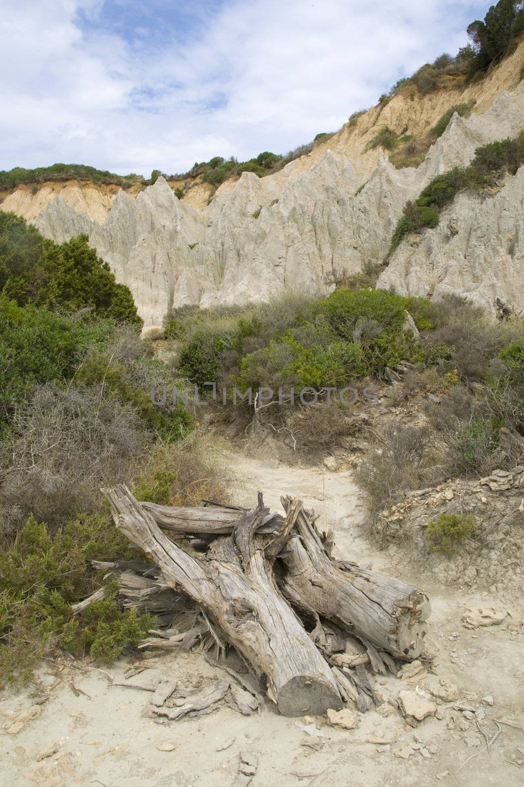 Eroded Clay Formations, Zakynthos Island - summer holiday destination in Greece