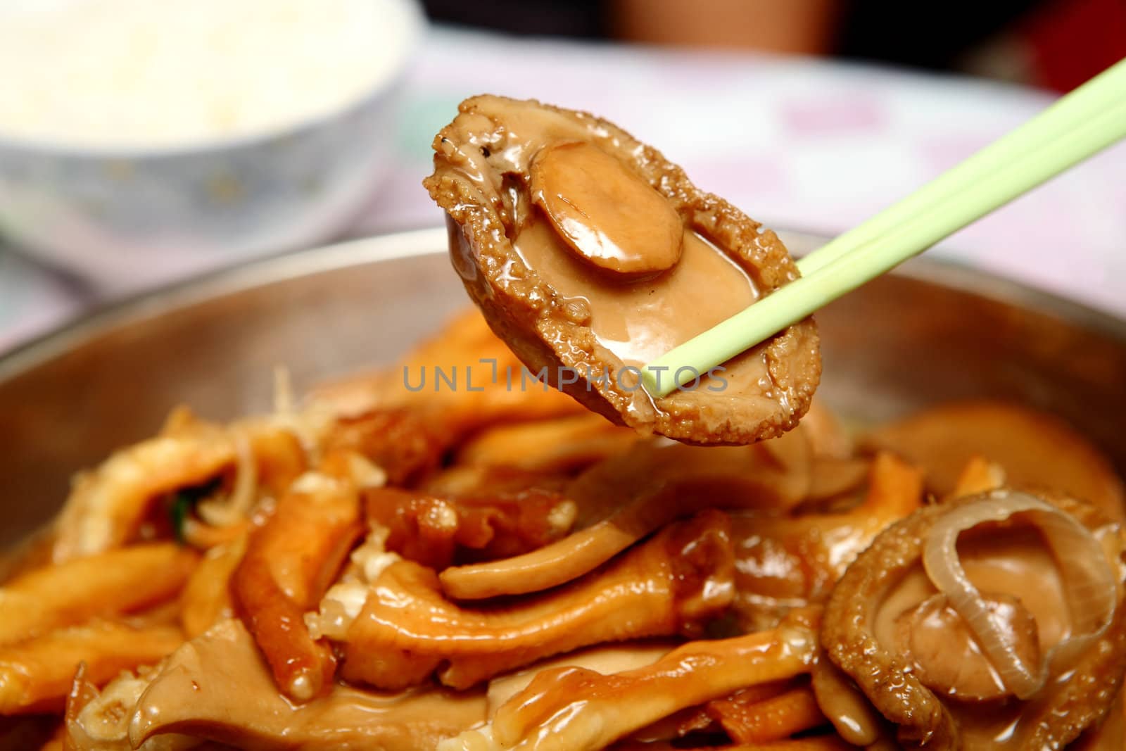 cooked abalone, home made