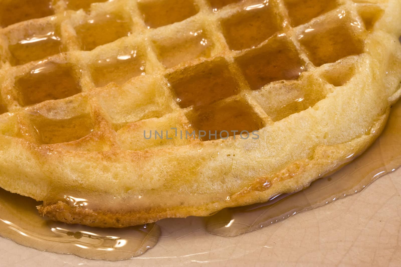 good morning breakfast waffles shot close-up detail