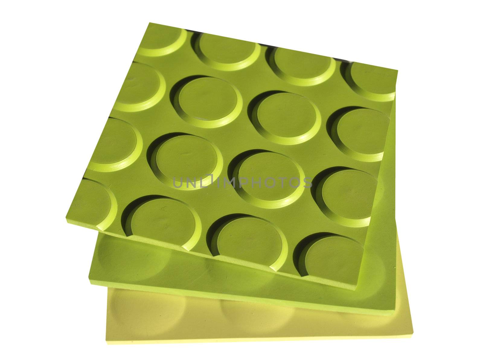 Rubber or linoleum floor tiles background