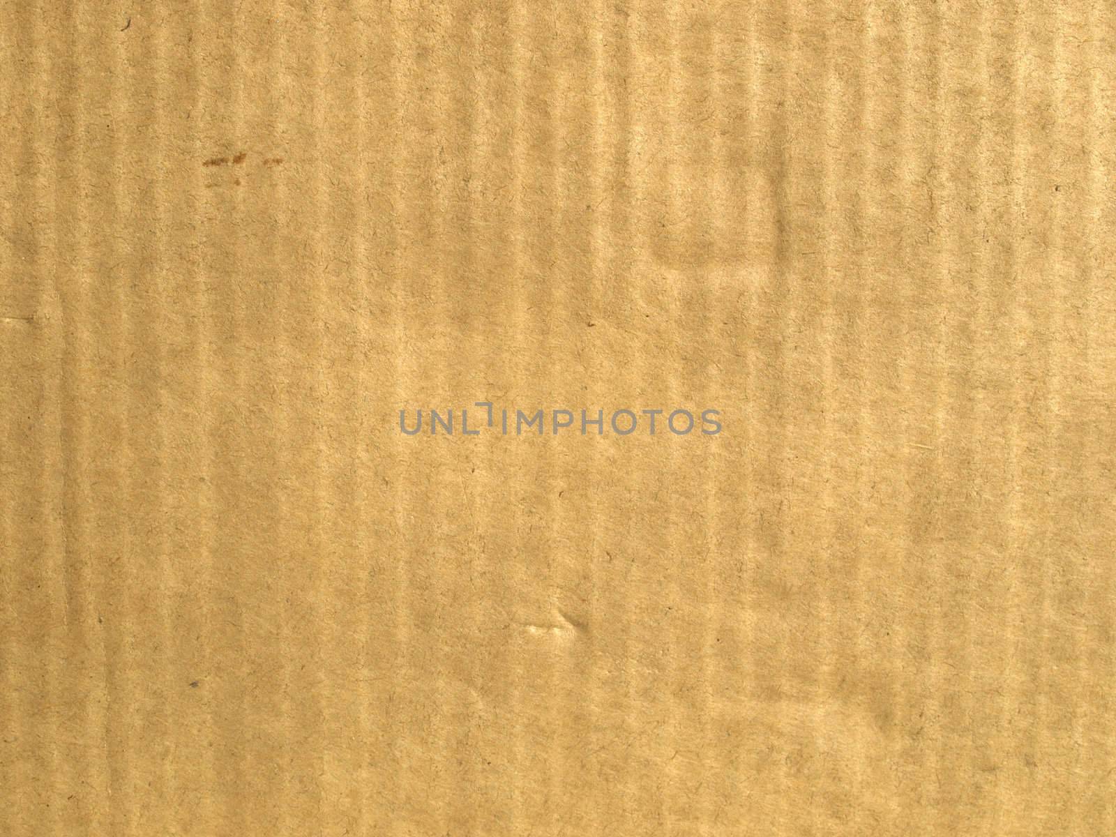Brown corrugated cardboard sheet background material texture