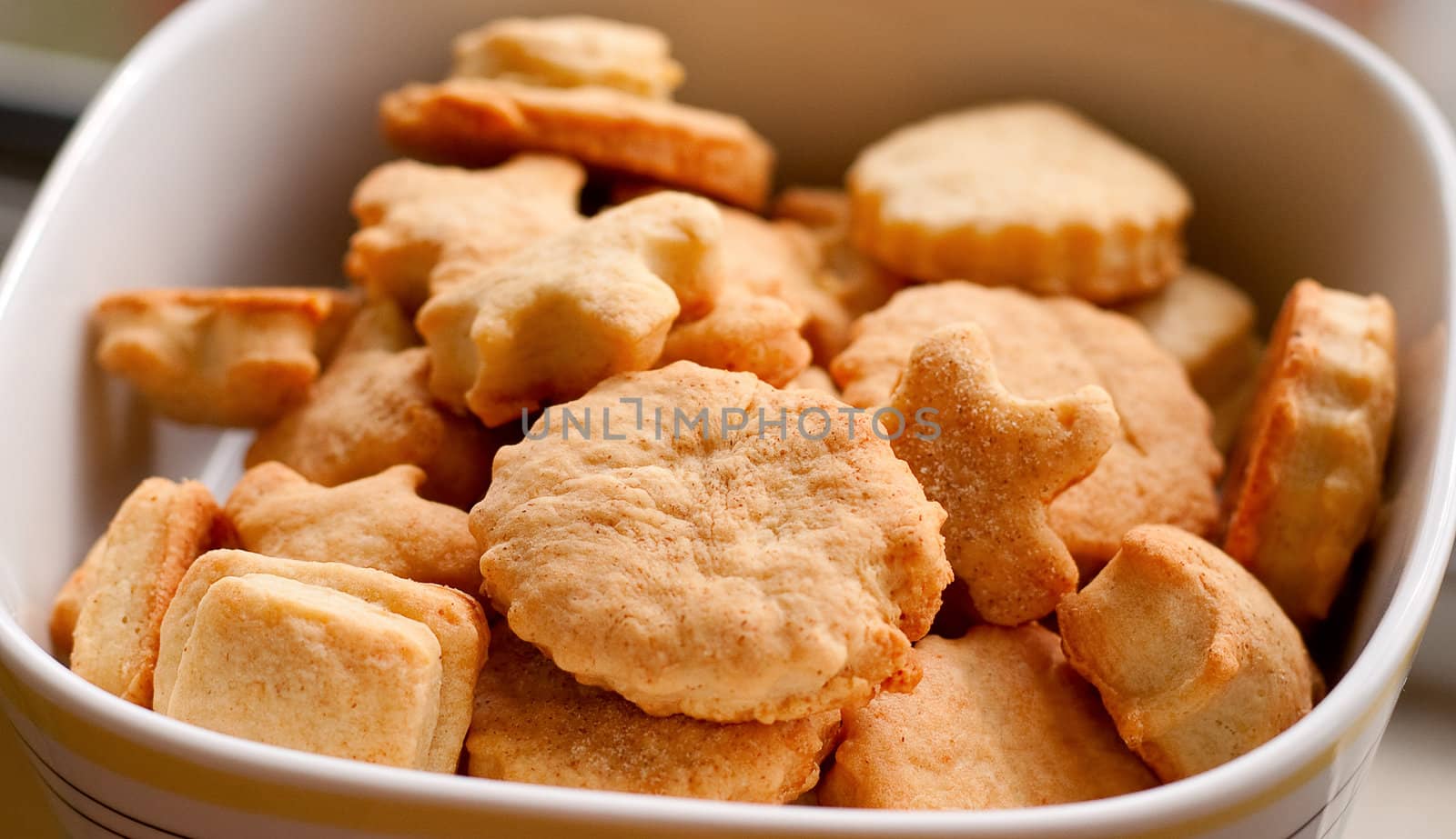 Homemade cookies on plate