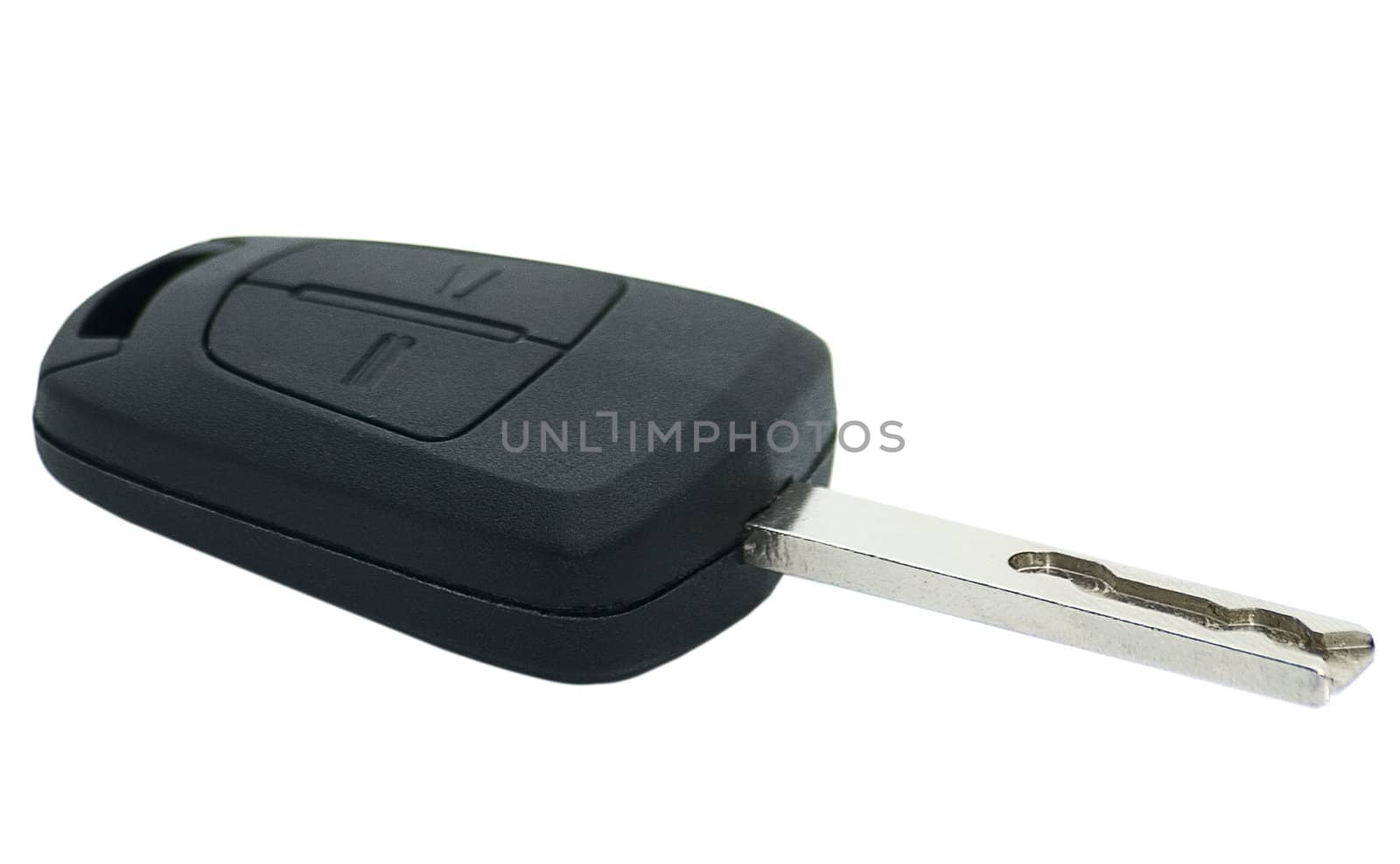 Car key isolated in white background