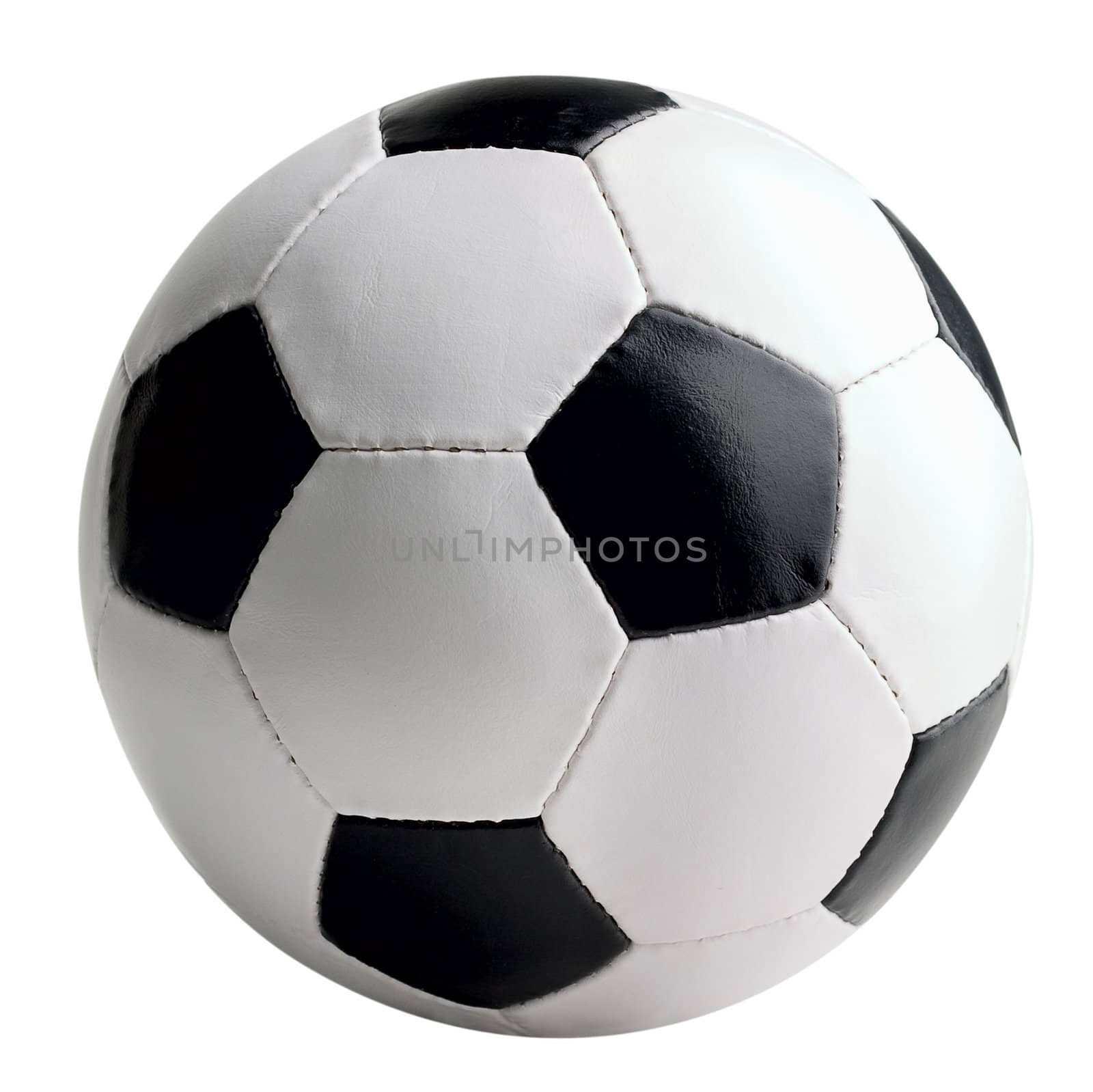 Soccer-ball isolated on white background