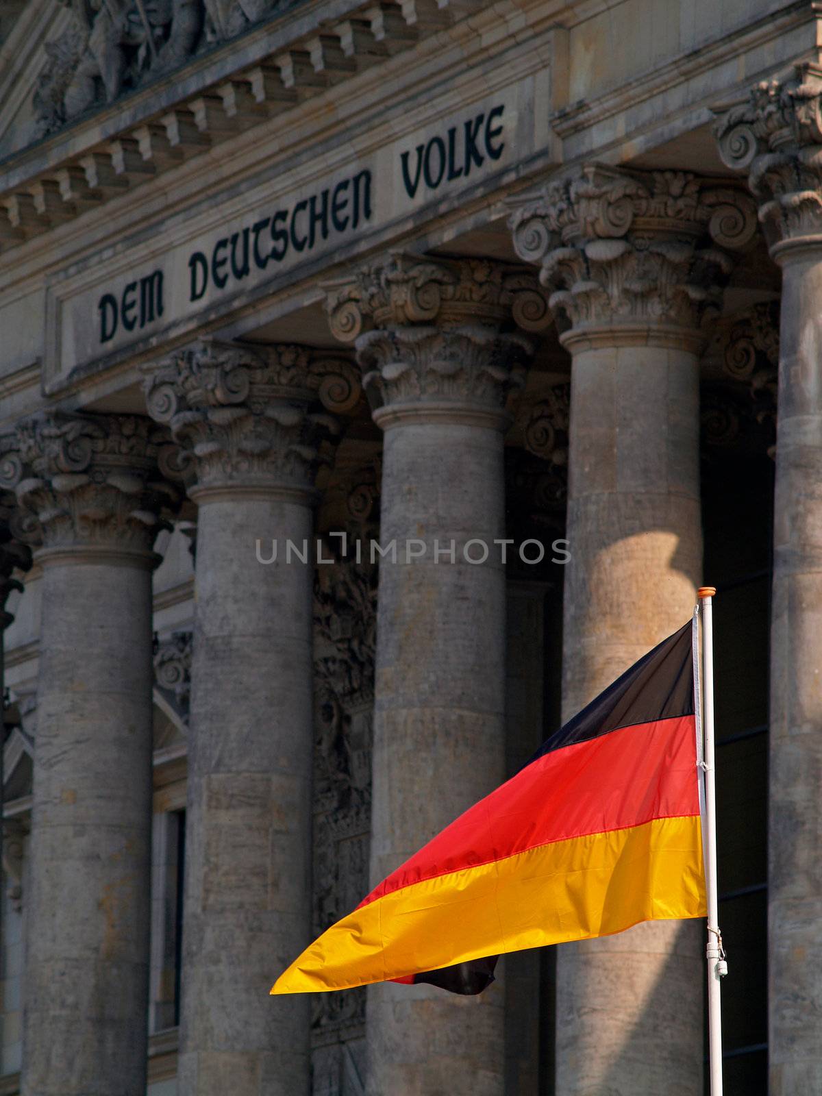 The German Parliament, the Reichstag, in Berlin
