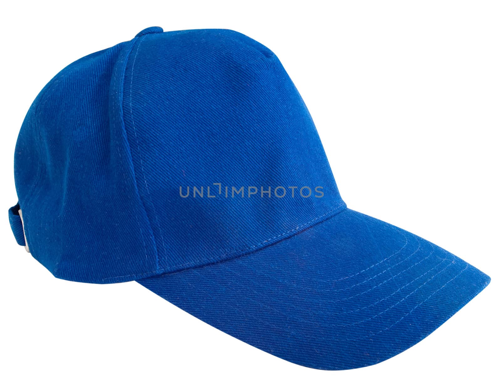 Blue baseball cap isolated. Sport concept