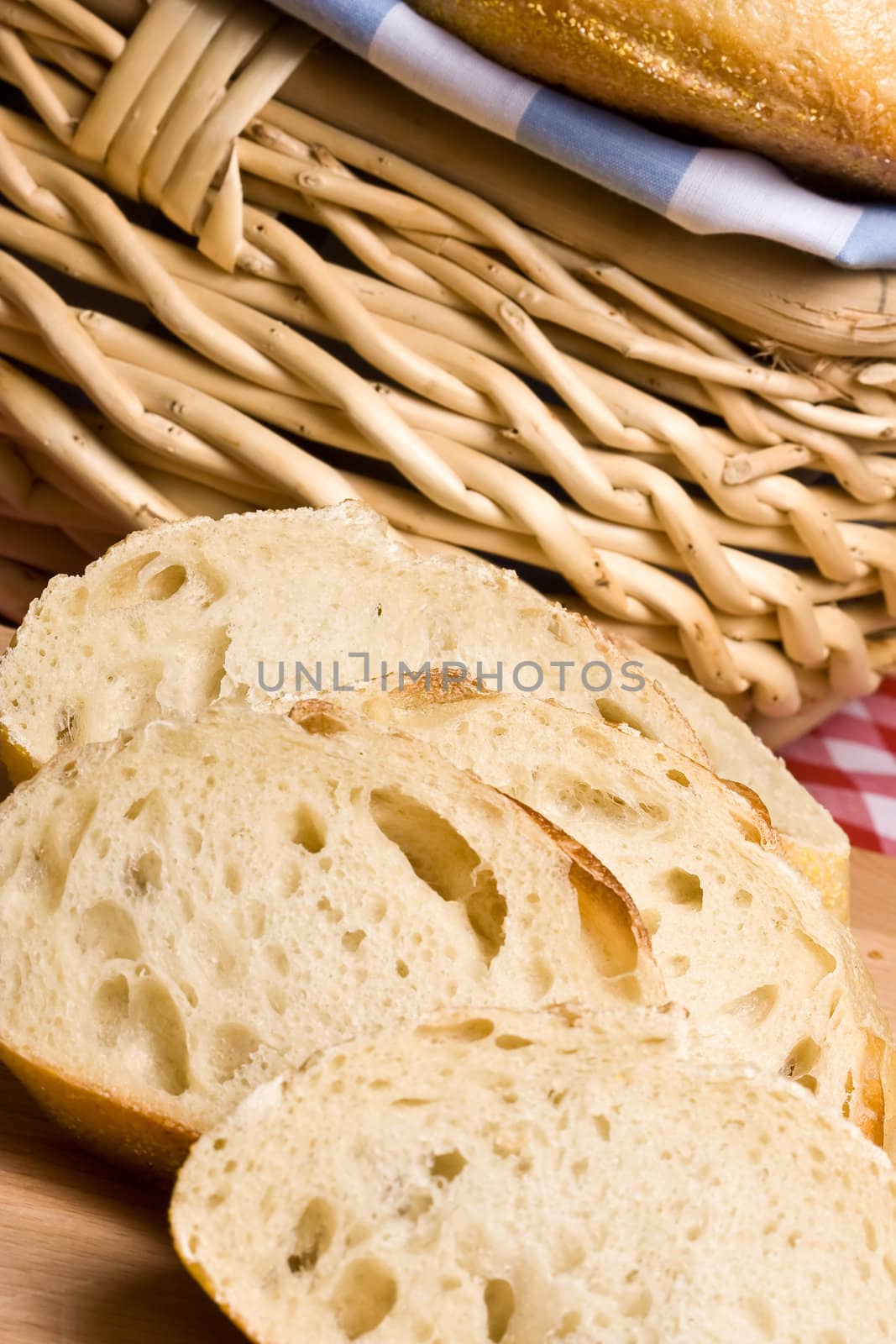 freshly baked golden bread ready for some butter