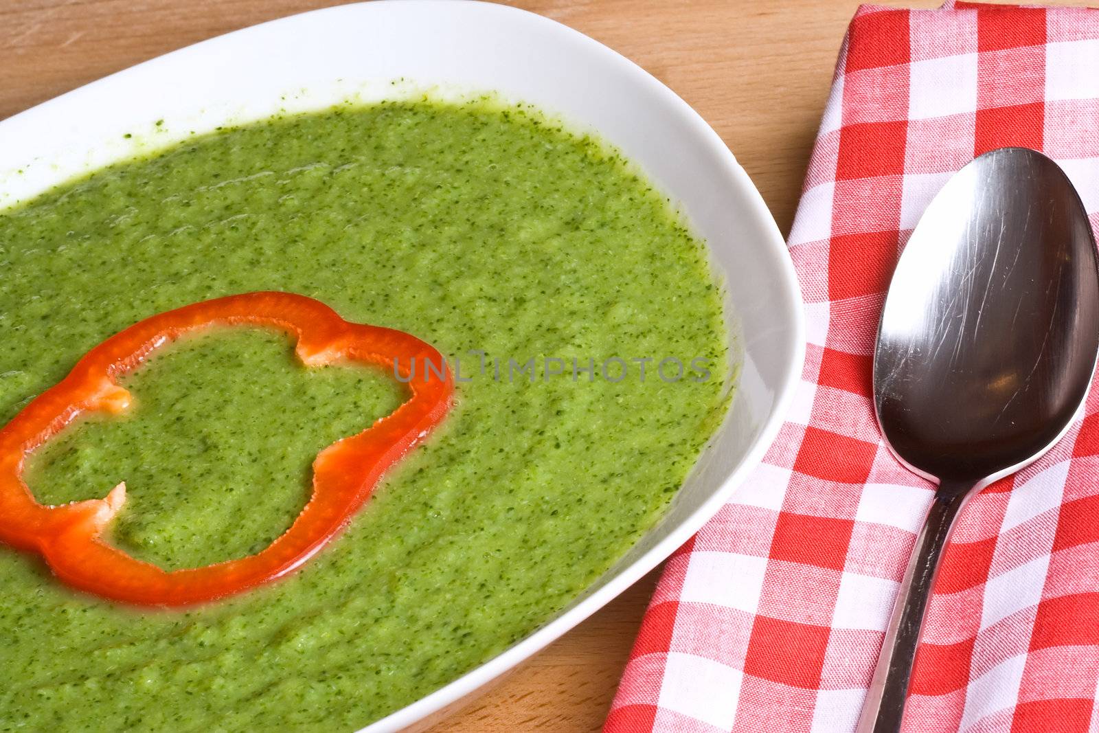 fresh homemade broccoli soup a wonderfully healthy dish