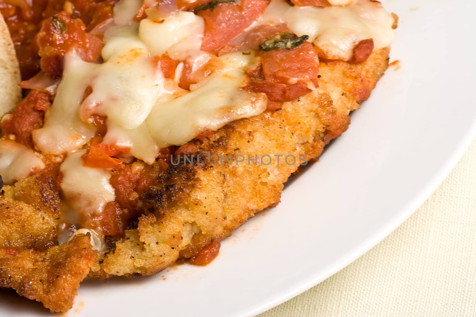 hot out of the oven fresh chicken parmesan