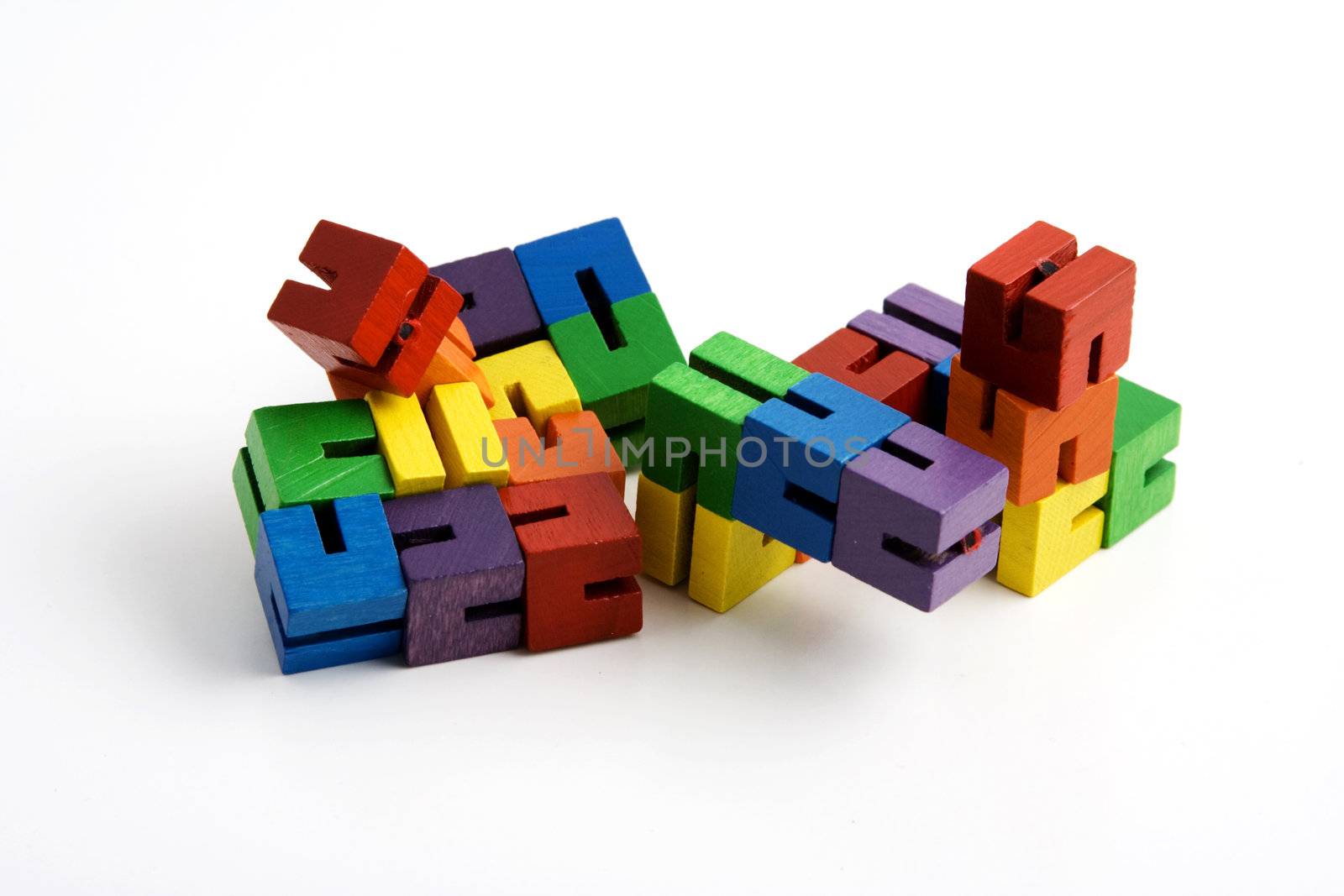 wooden blocks on string to help children focus their attention while studying in class teachers give to students that have learning disorders like adhd