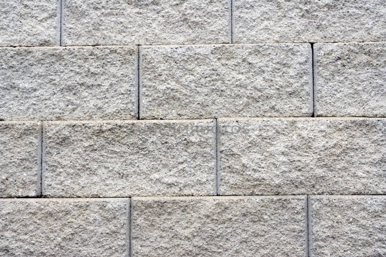 close up of a cement block wall rough texture background