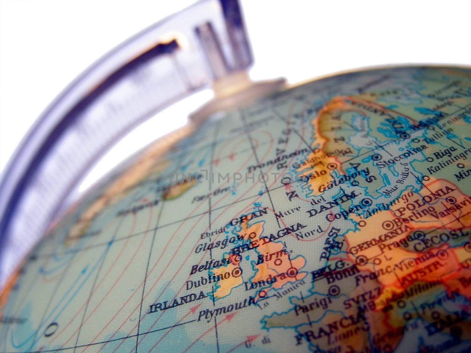 Planet earth globe