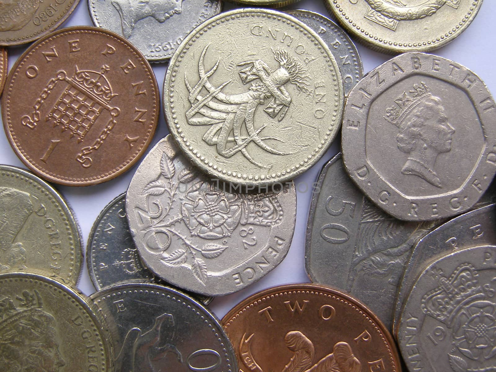 Euro banknotes and coins