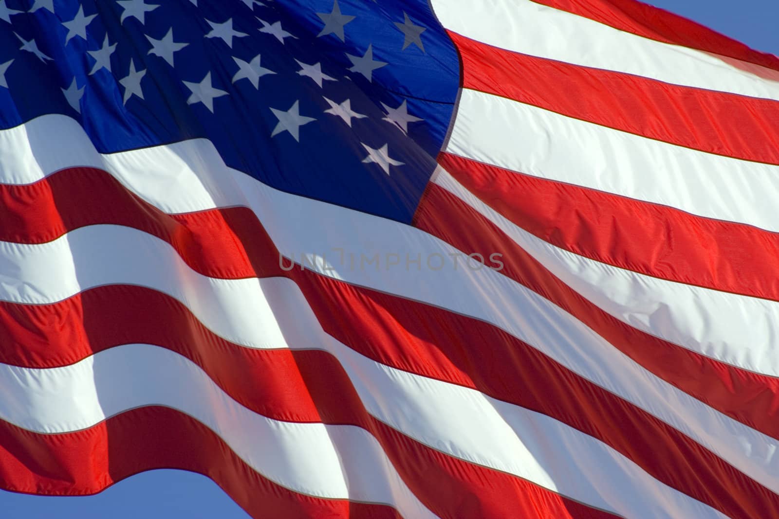 Tilted US Flag by snokid