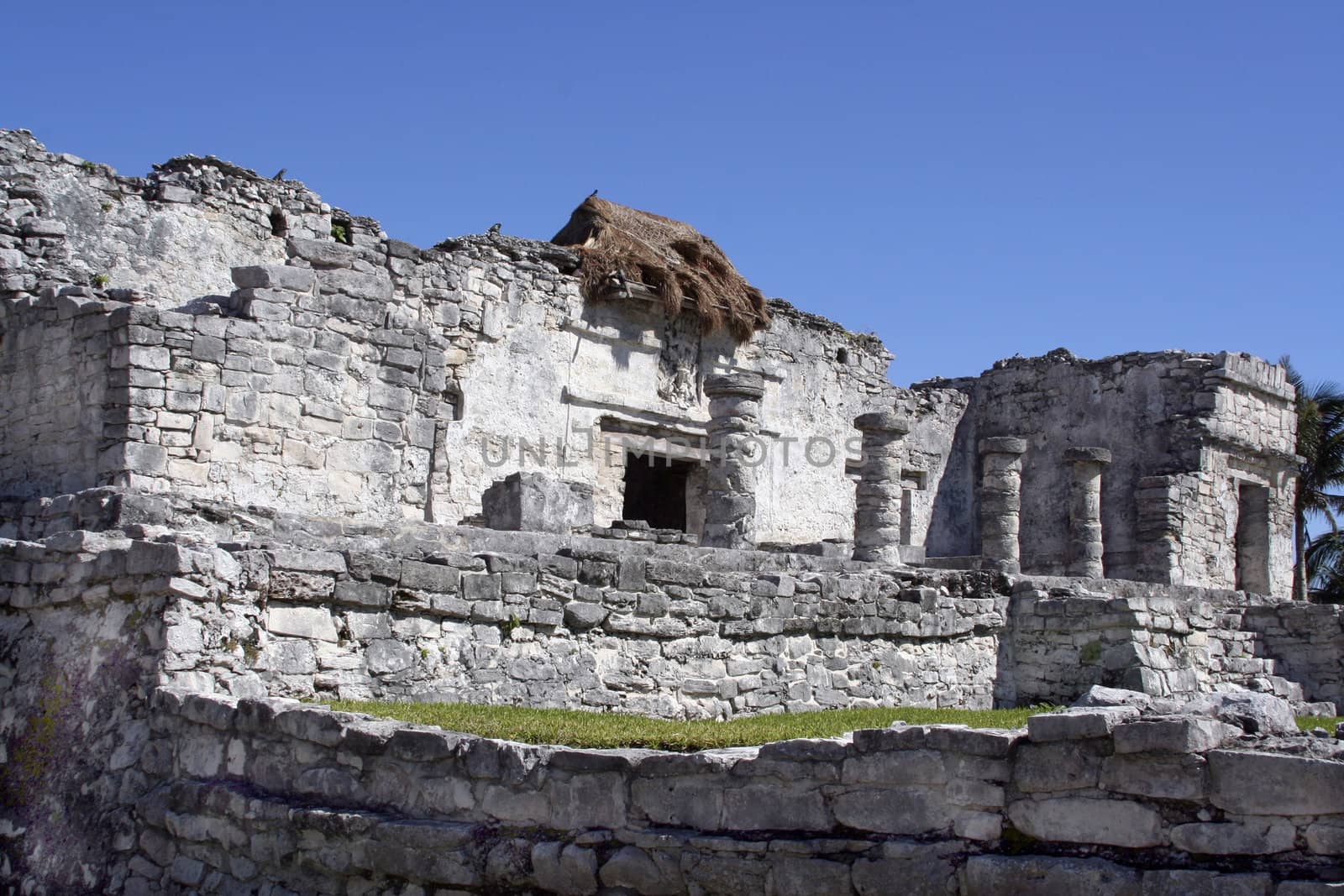 Ruins in Tulum Mexico This is a rocky area filled with many ruins right on the water