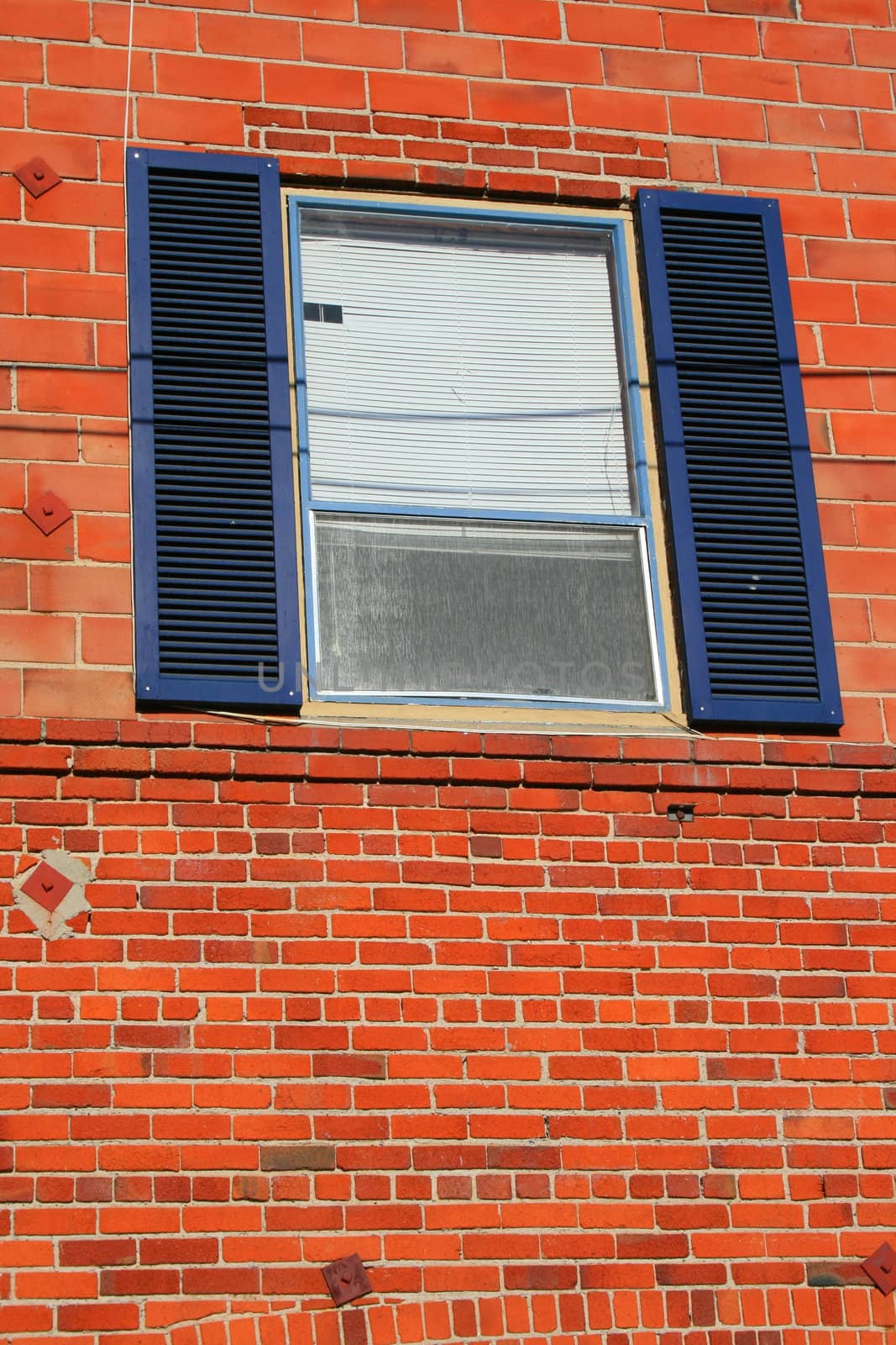 Close up of the building window.
