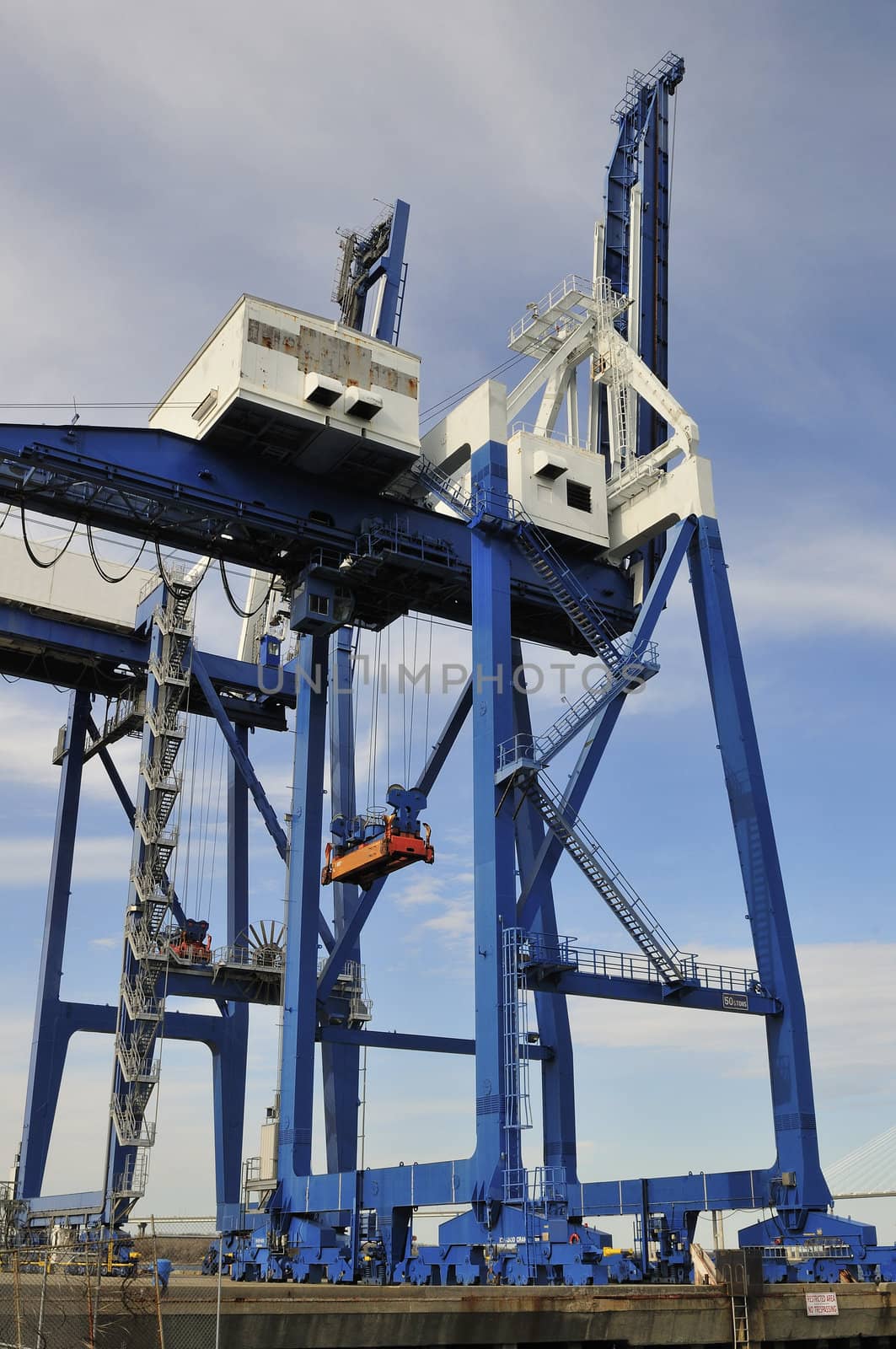 Container terminal 50 ton container cranes by garymkrieg