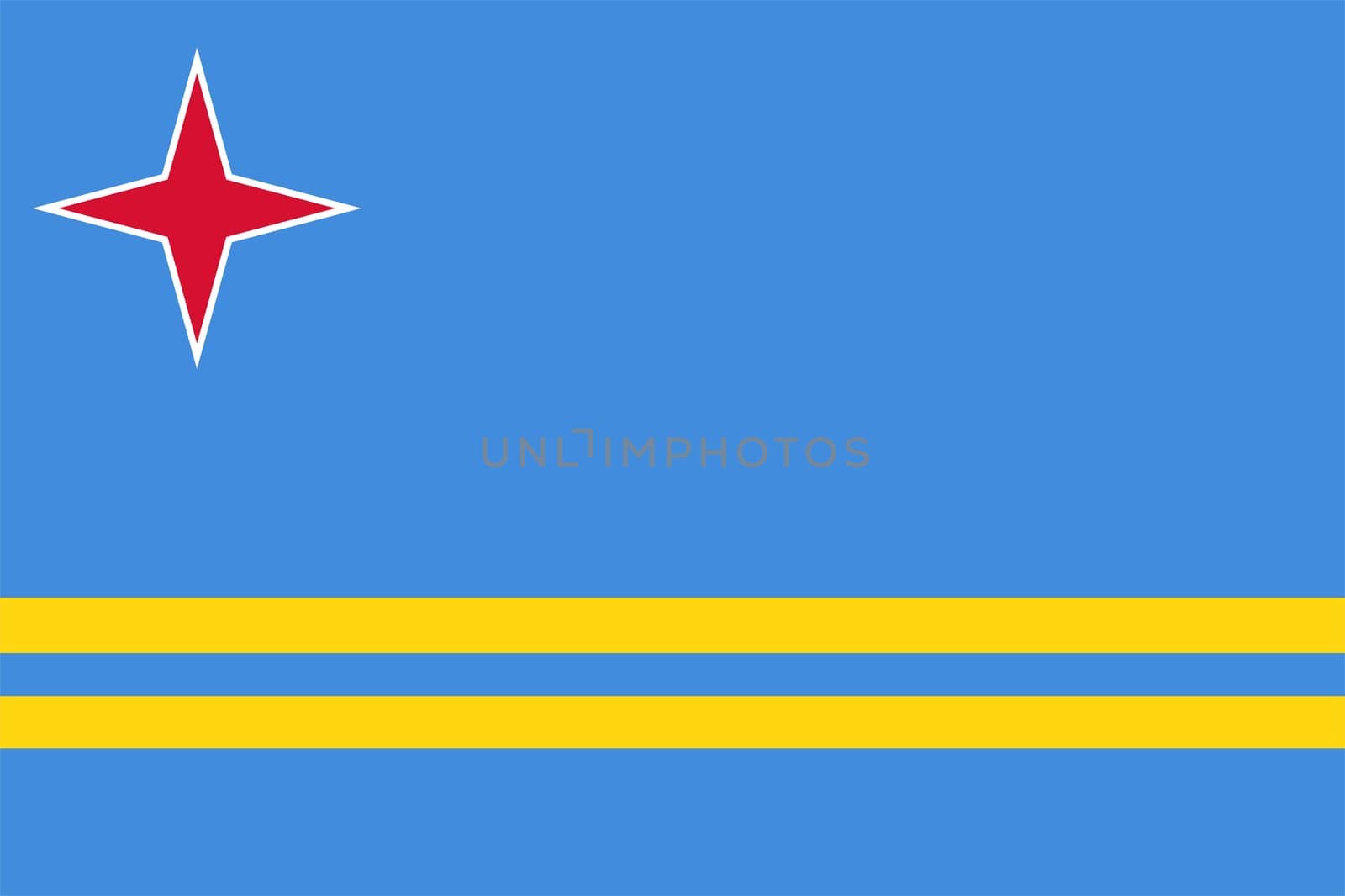 Aruba Flag by tony4urban