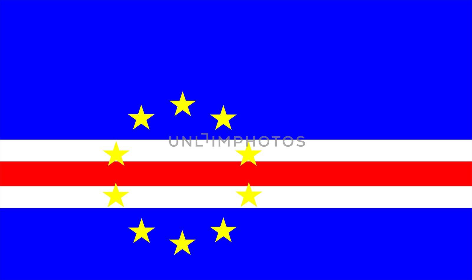 Cape Verde Flag by tony4urban
