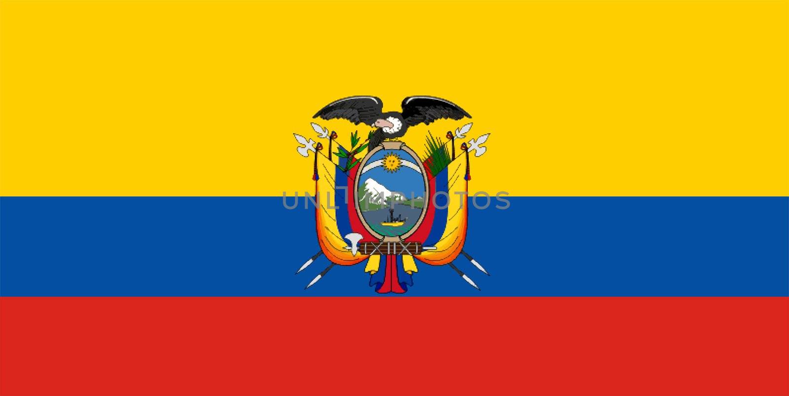 2D Ecuador Flag icon