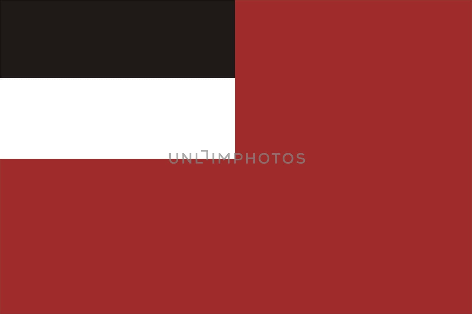 2D illustration of the old flag of Georgia