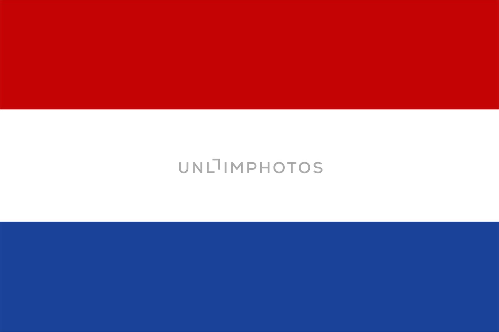 2D illustration of the flag of Holland vector