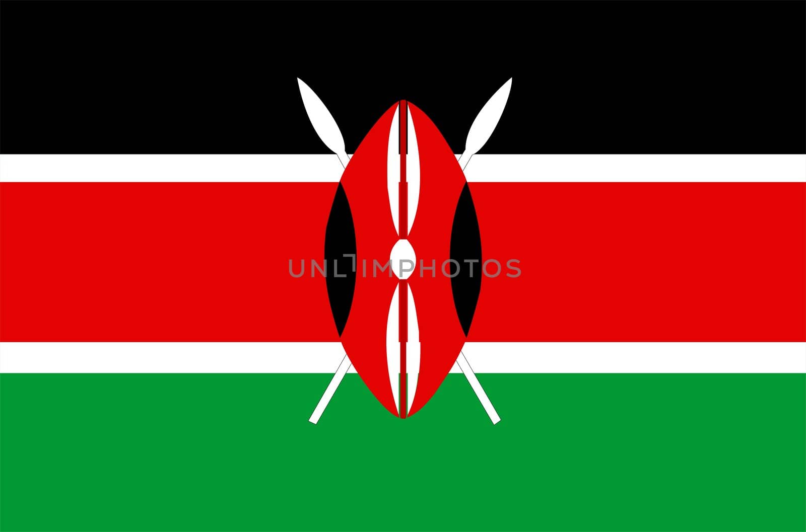 Kenya Flag by tony4urban