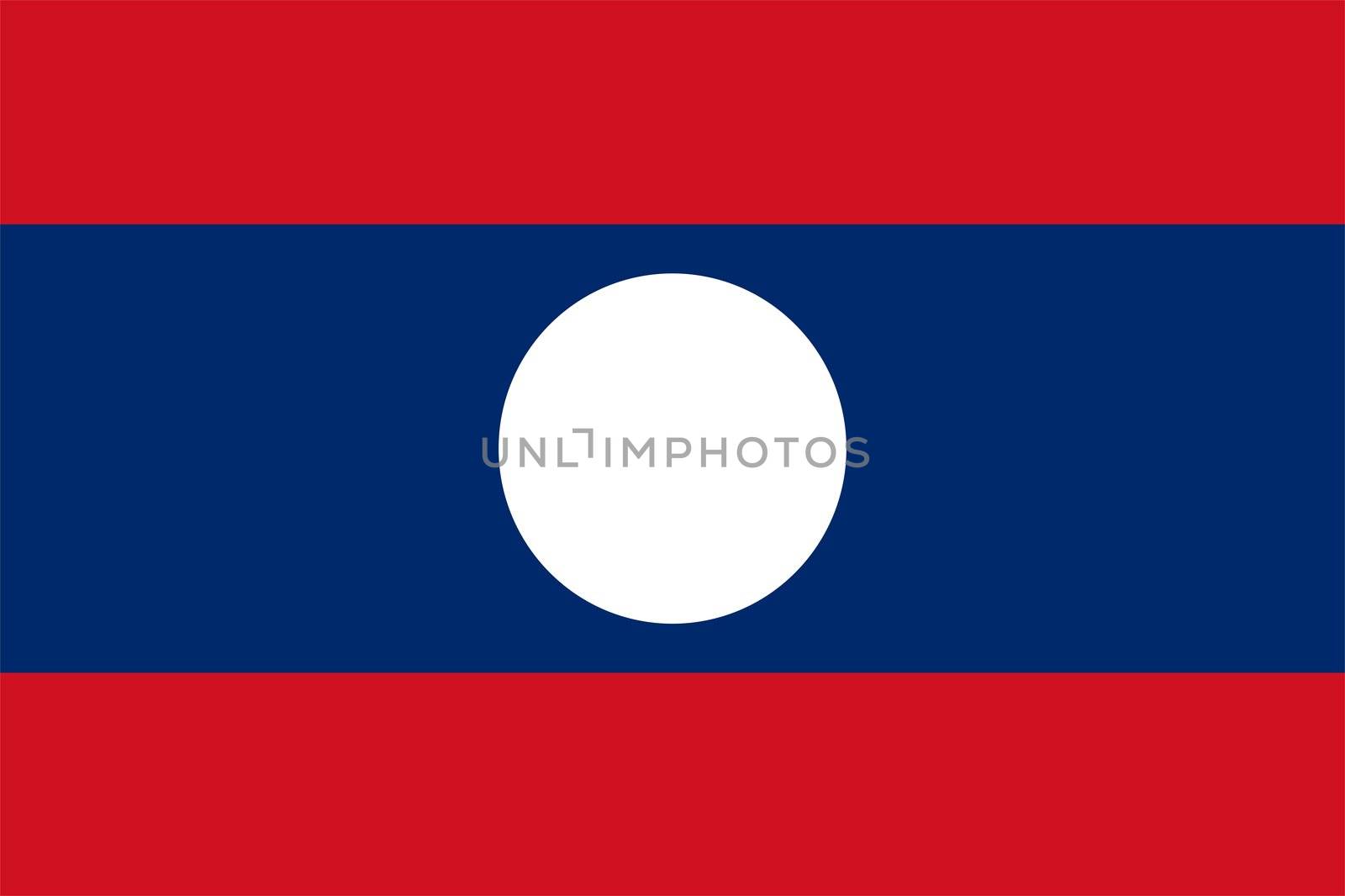 Laos Flag by tony4urban