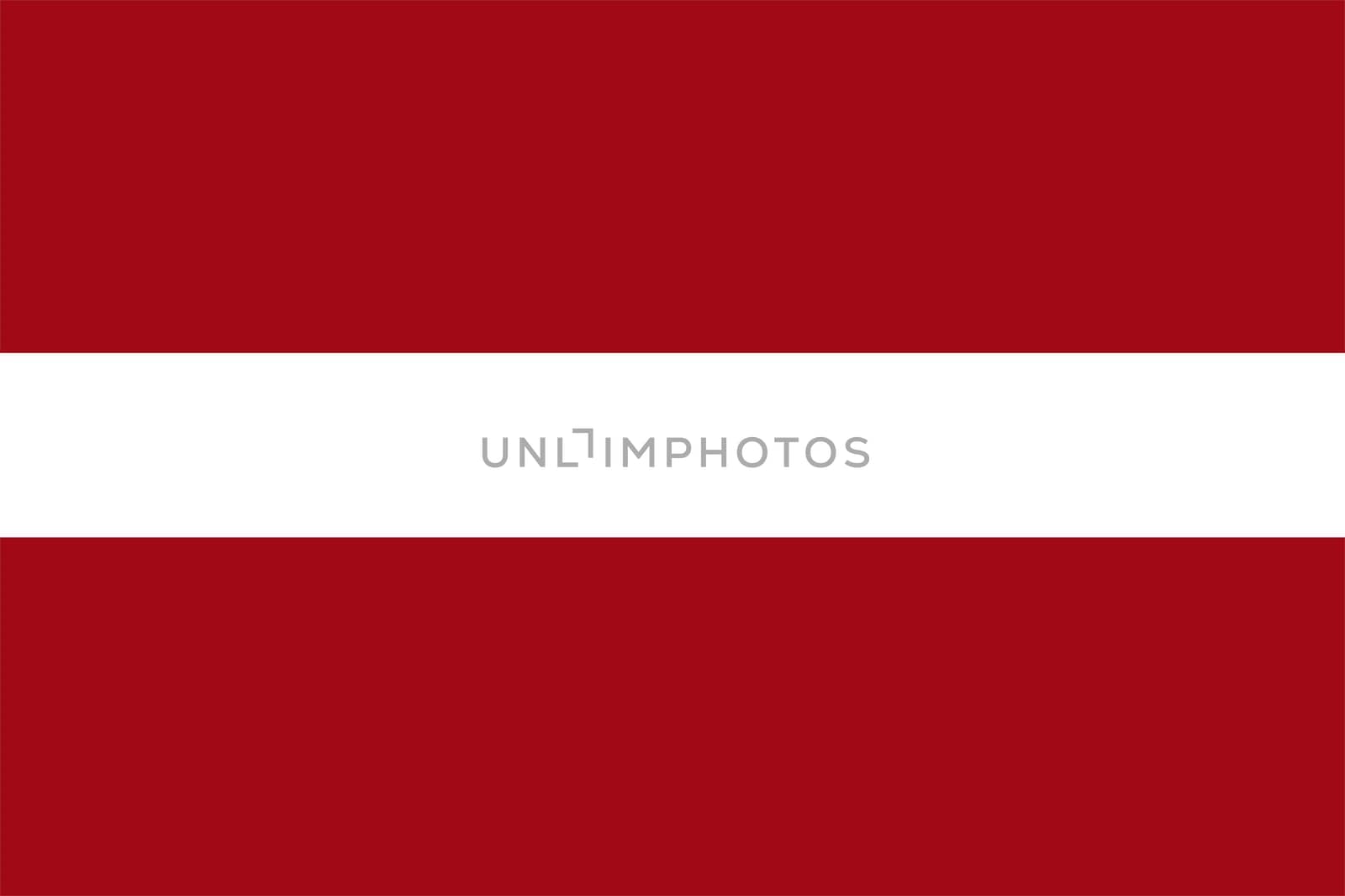2D illustration of the flag of Latvia vector