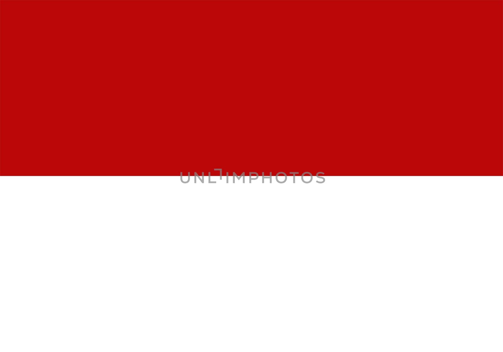 2D illustration of the flag of Monaco vector