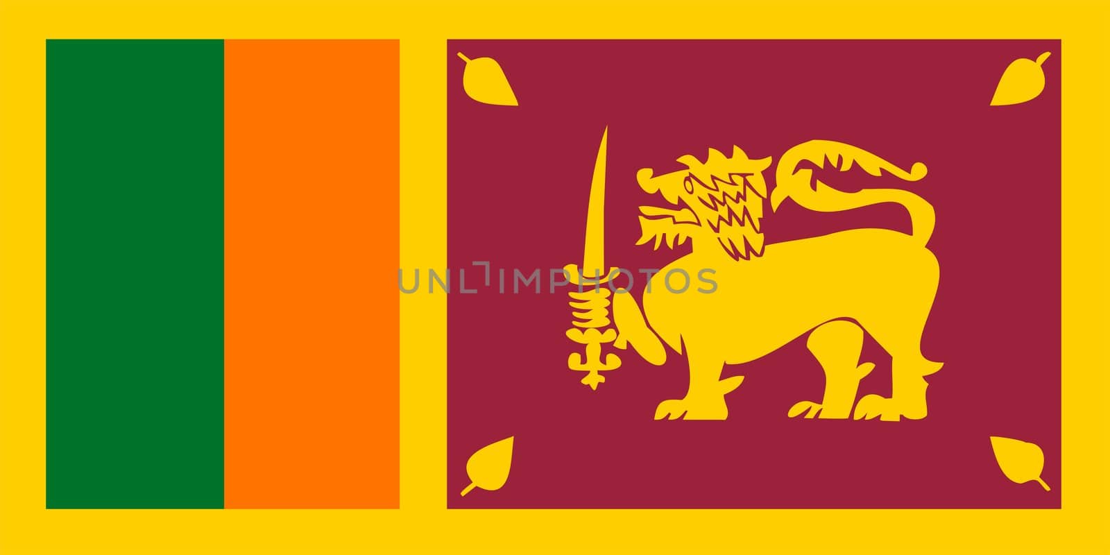 Flag Of Sri Lanka by tony4urban