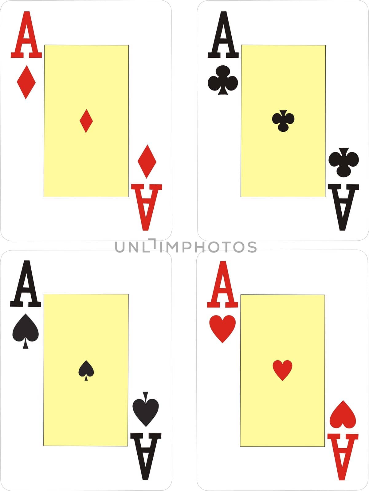 4 aces, a winning hand