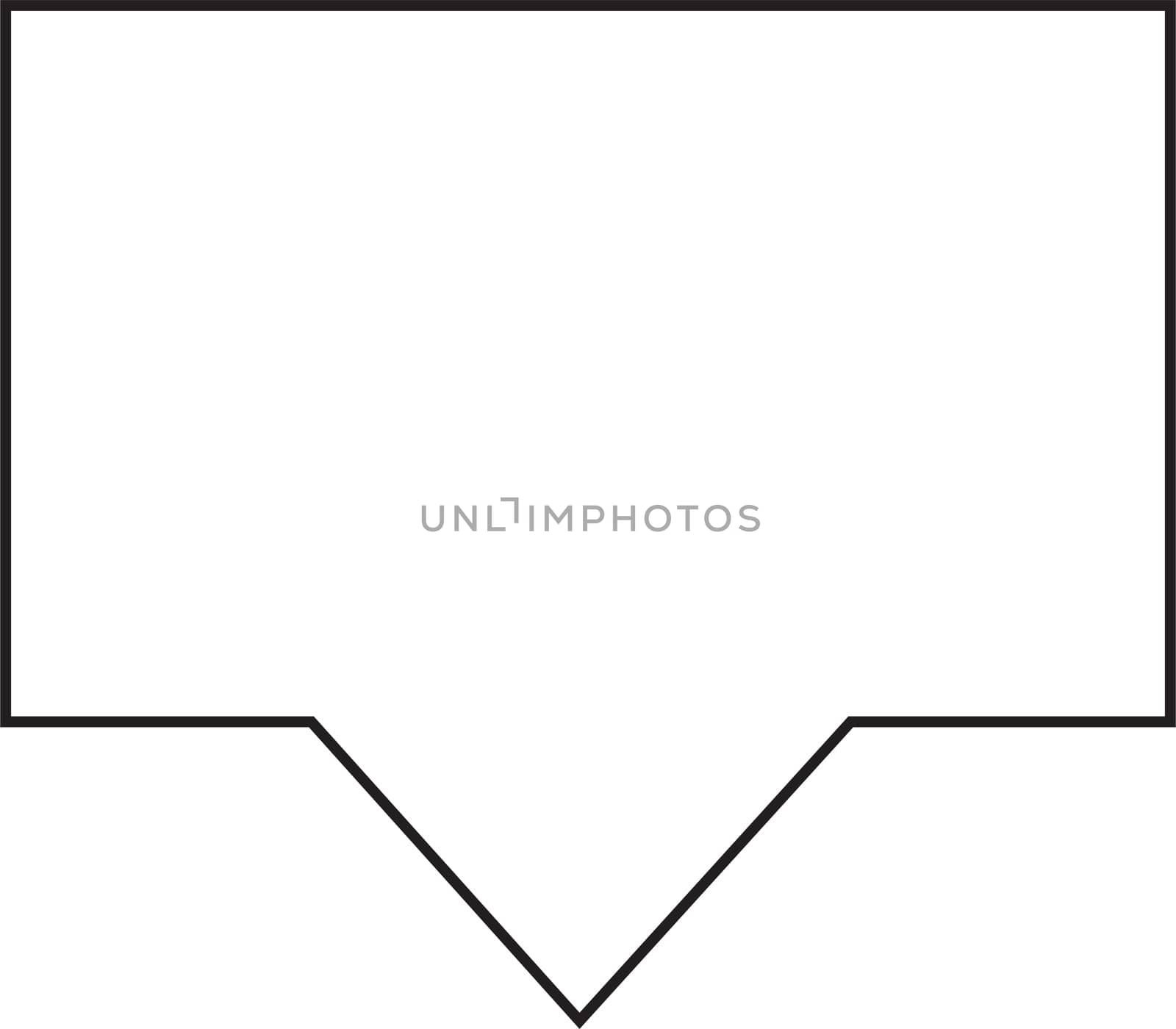 Thought or speech bubble. Could be used as a text space or in a comic strip