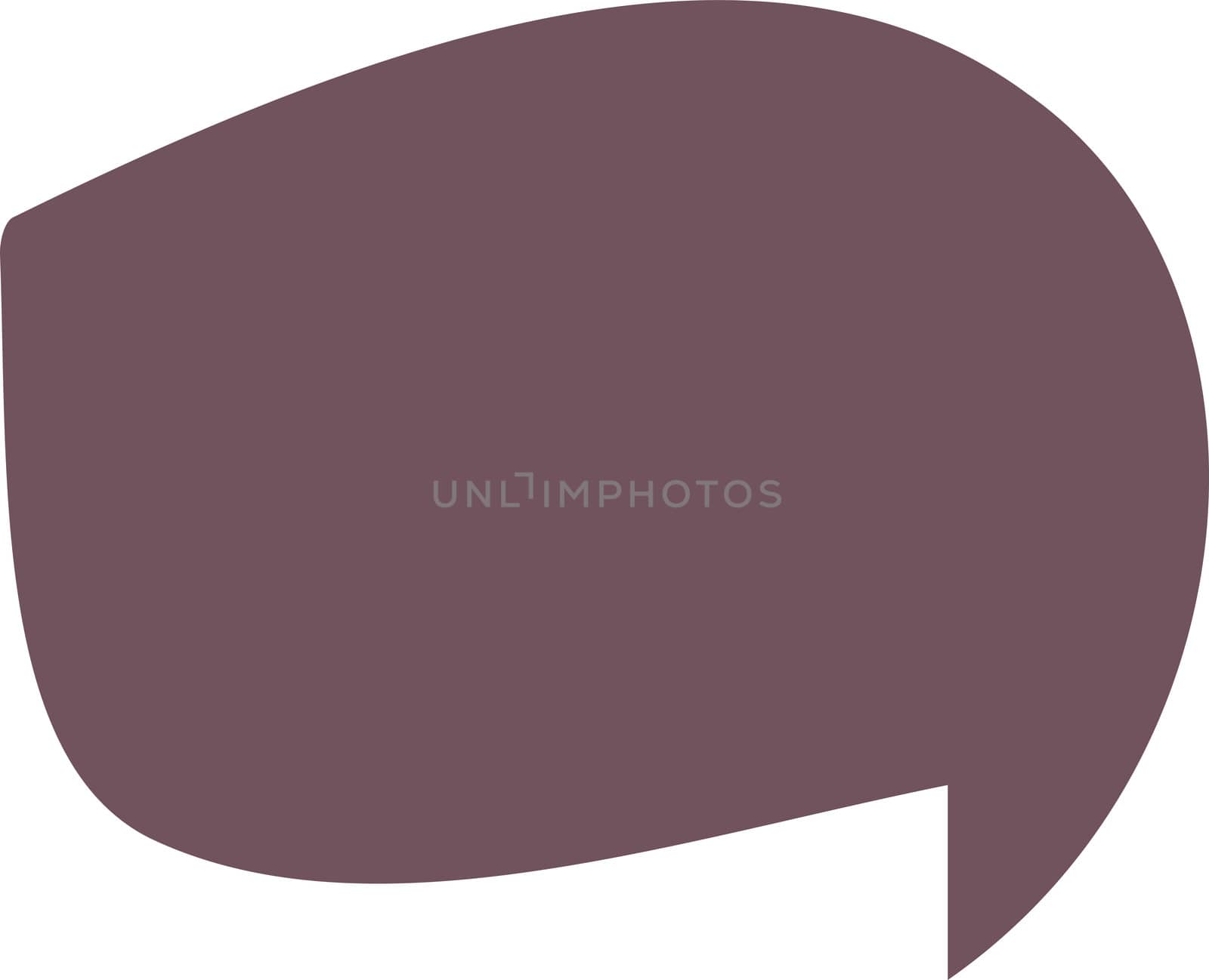 Thought or speech bubble. Could be used as a text space or in a comic strip