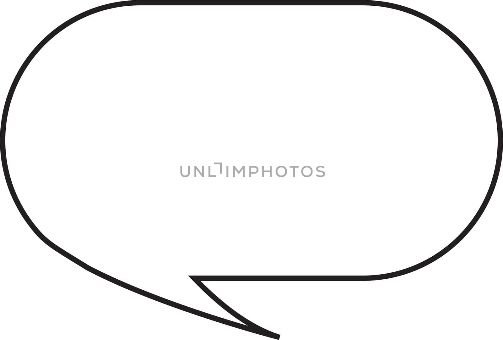 Thought or speech bubble. Could be used as a text space or in a comic strip