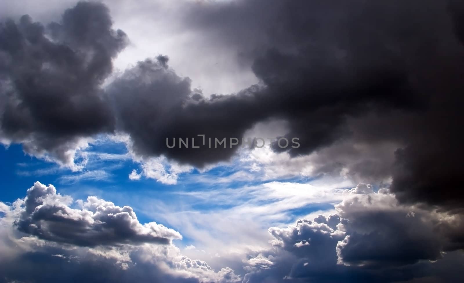 Dramatic sky before the storm