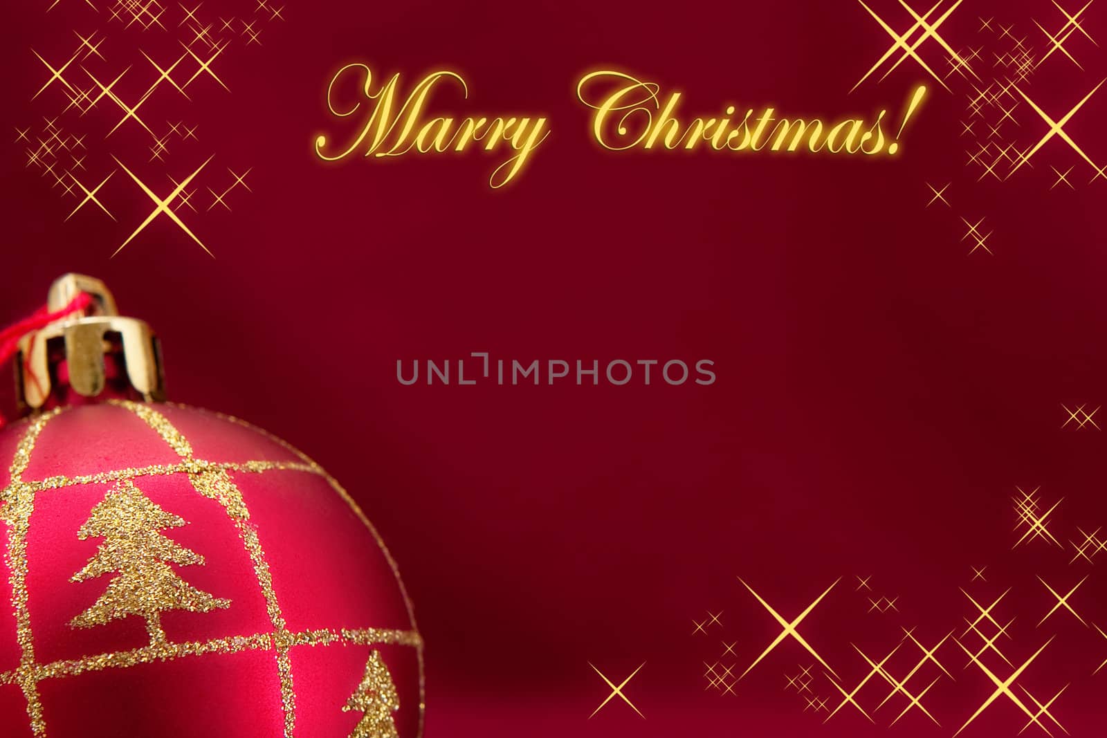 Solemn Christmas card for congratulations