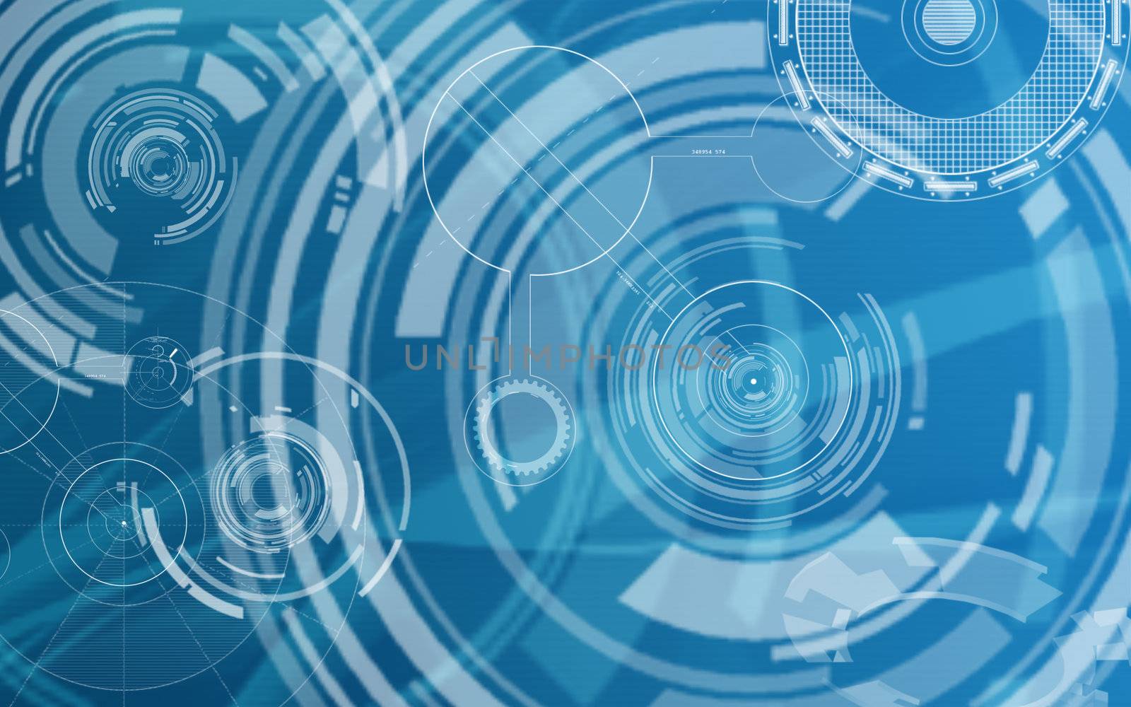 Background to use for any purpose, and presentations. It consists of concentric circles in the technological industrial style
