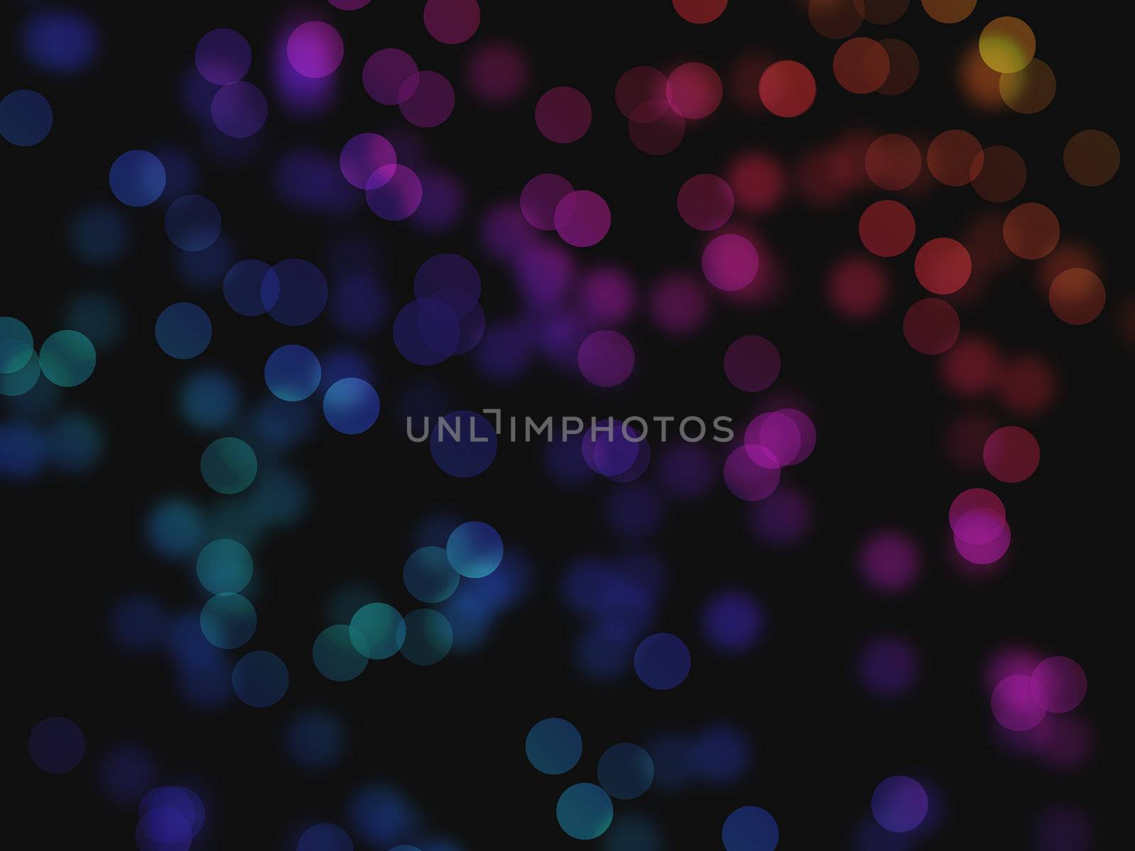 Round bokeh on a dark colored background. For ads, advertising or other purposes.