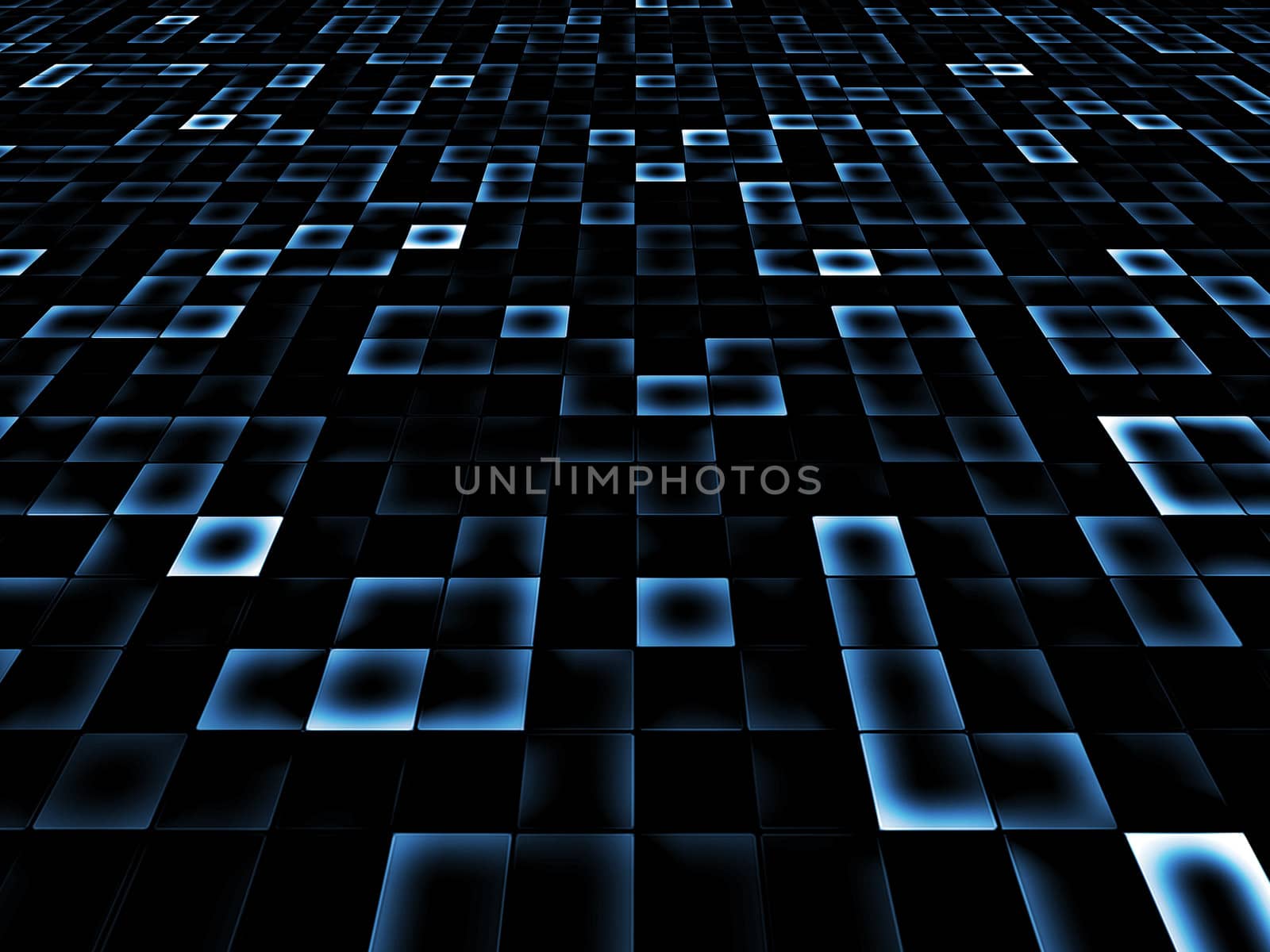 Dark tiles. Background for any purpose. Located in the perspective distortion.