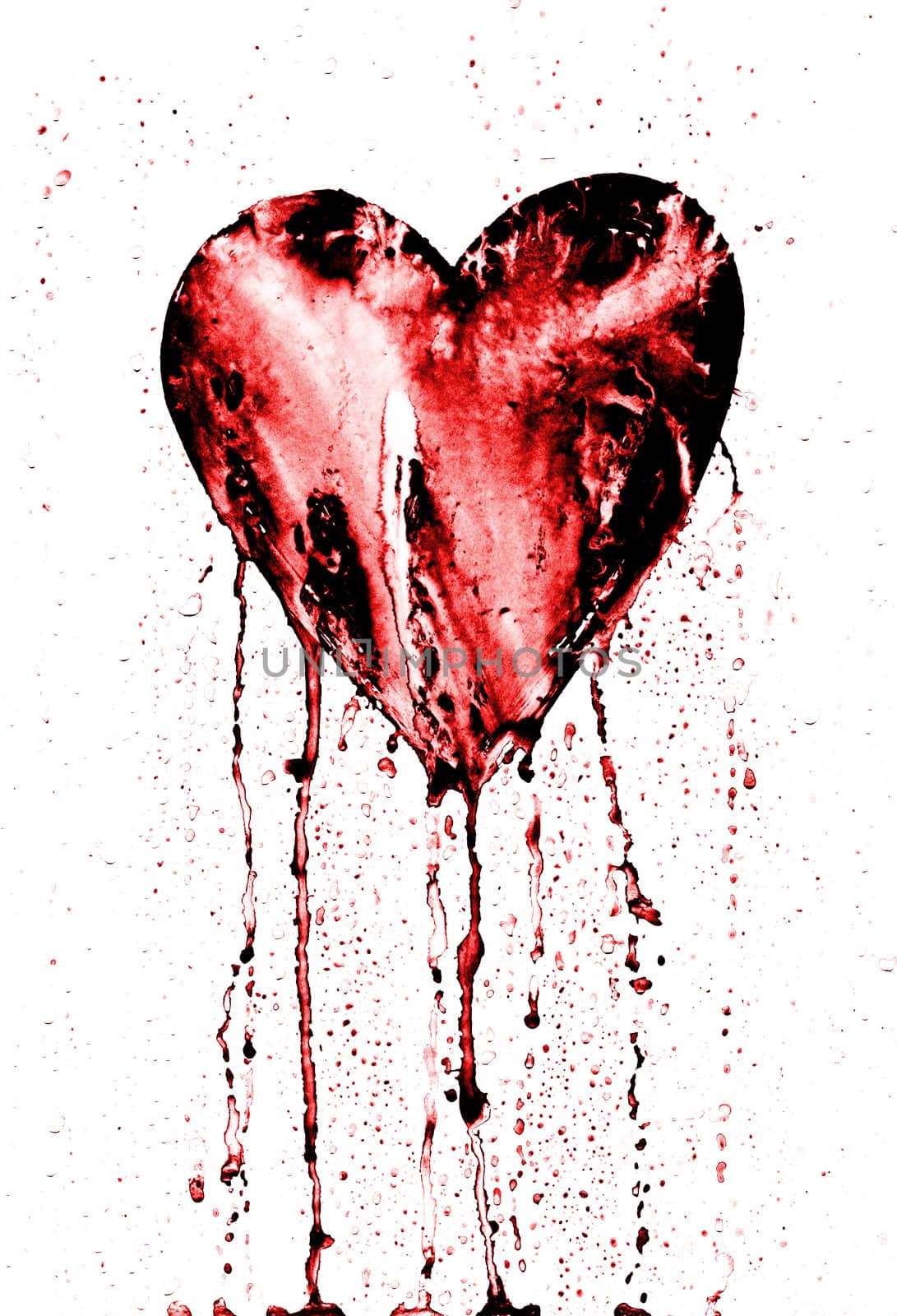 broken heart - bleeding heart by Mibuch