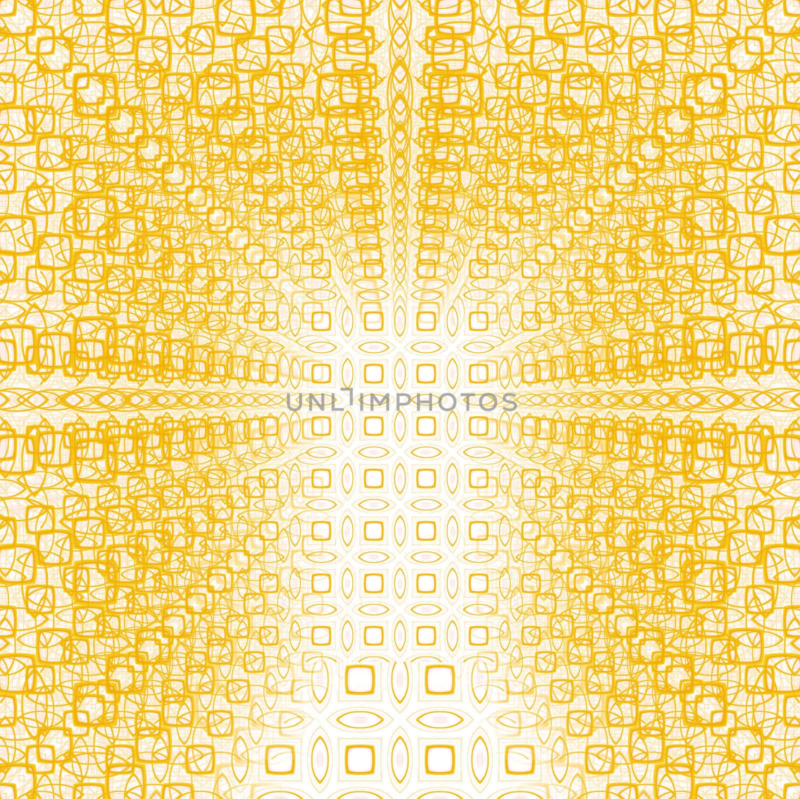 blurred yellow tunnel pattern by weknow