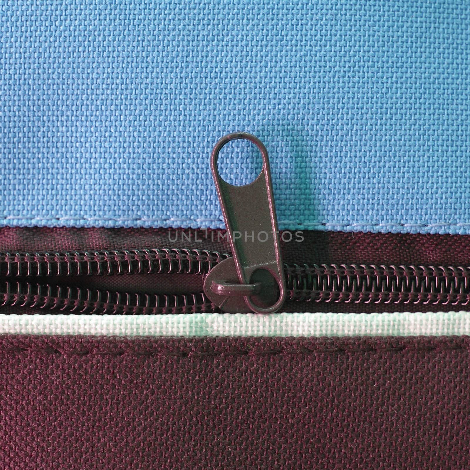 Zipper or zip fastener joining two edges of fabric