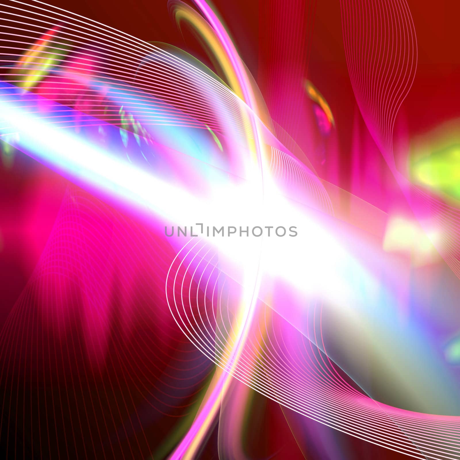 Abstract glowing fractal flare design that works great as a background or backdrop.